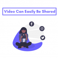 Video Can Easily Be Shared