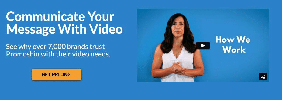 Promoshin "communicate your message with video"