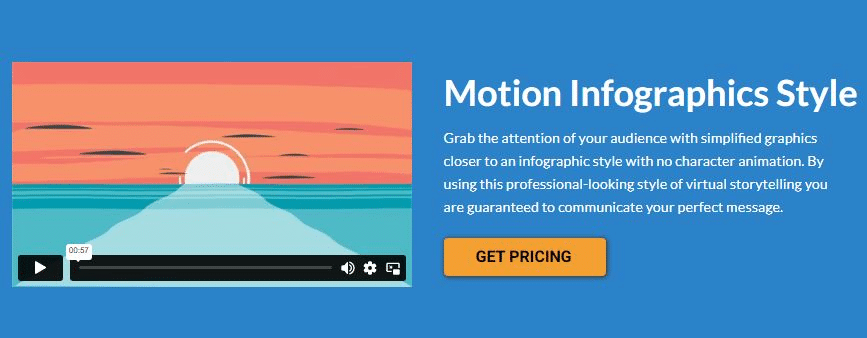 a screenshot of Motion Infographics Style by Promoshin from Promoshin's website