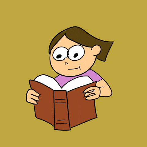 girl reading a story on kickstarter video tips and diving right into the book
