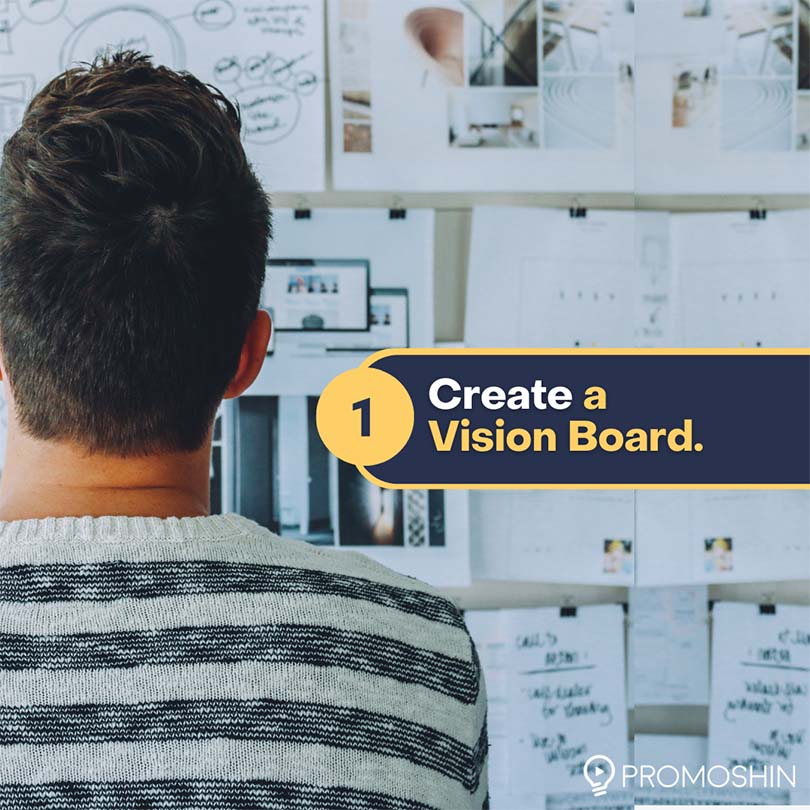 Create a vision board for focus