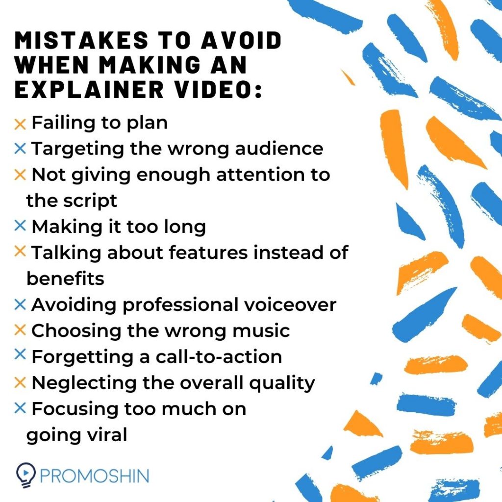 10 Mistakes to Avoid When Making an Explainer Video | Promoshin ...