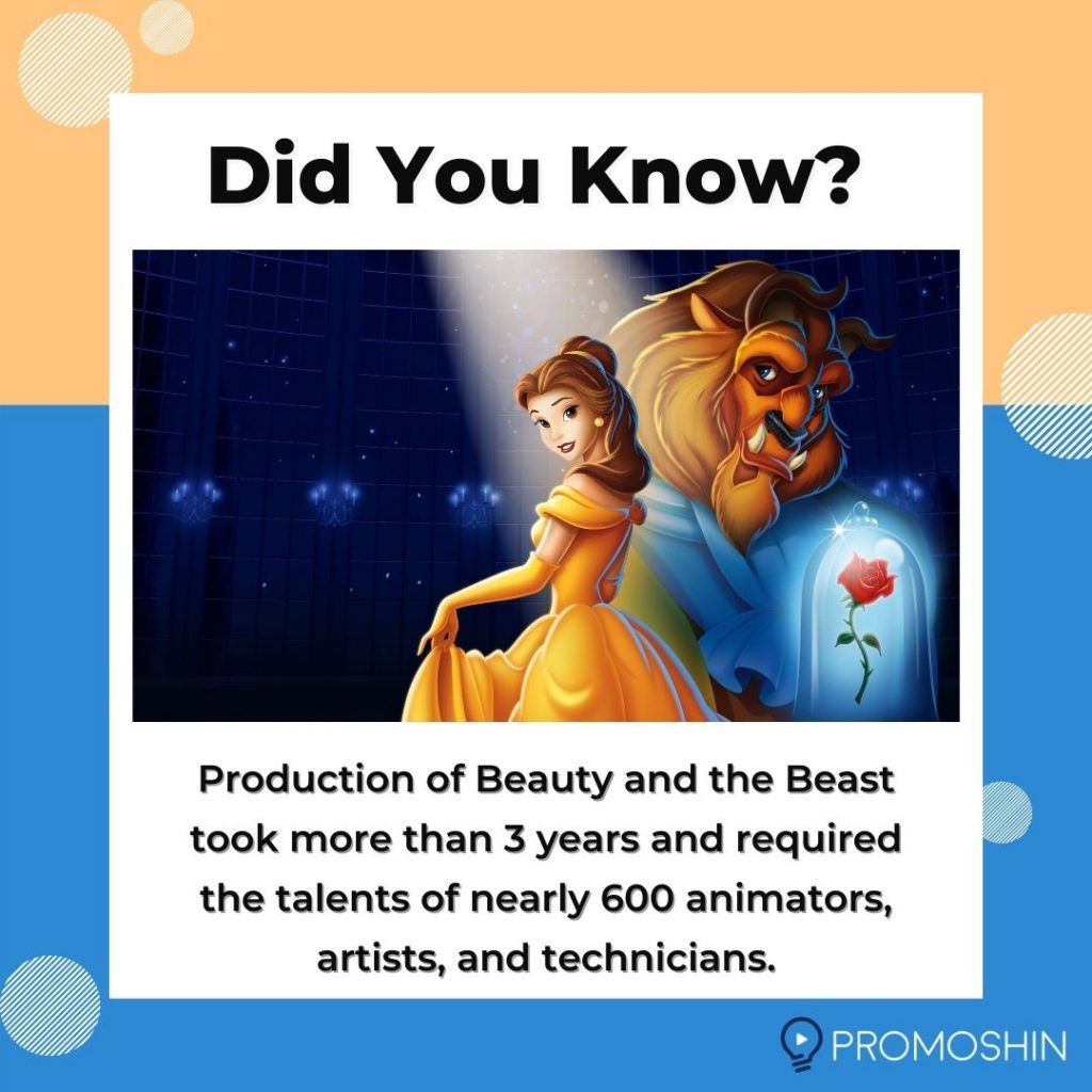 Fun Fact About Beauty and the Beast 1 | Promoshin Fun Fact About Beauty and the Beast
