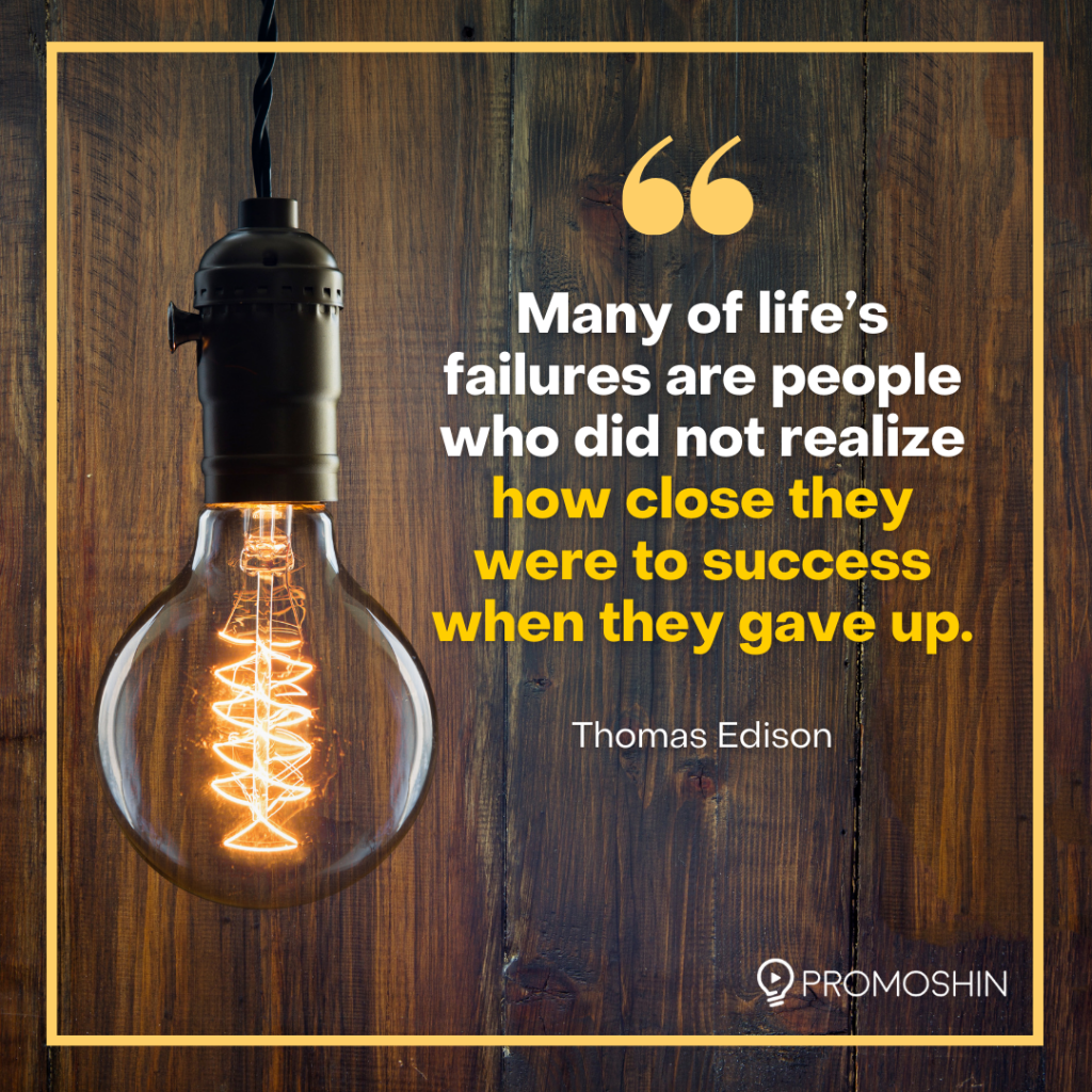 Thomas Edison on Failure