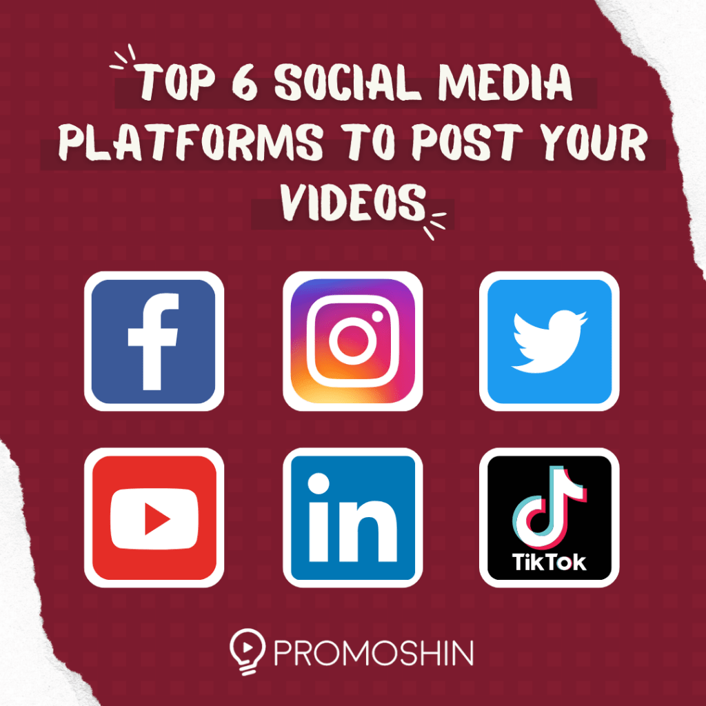 Social Media platforms to post videos